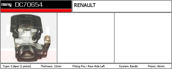 DELCO REMY Pidurisadul DC70810